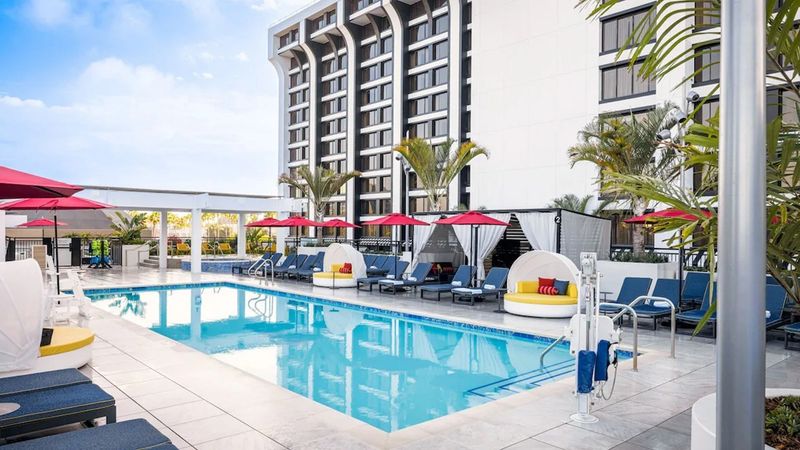 Glistening Rooftop Pool