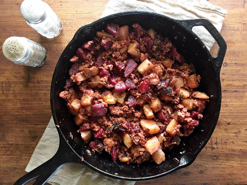 New Hampshire – Boiled Dinner (Red Flannel Hash Style)