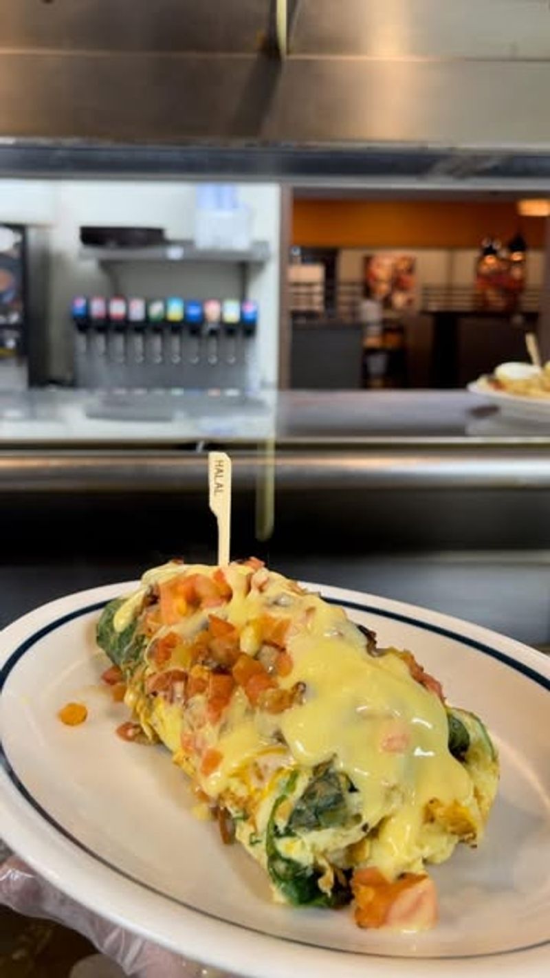 Spinach & Mushroom Omelette
