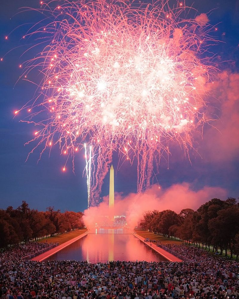 Washington D.C.'s Monument-Framed Fireworks Extravaganza