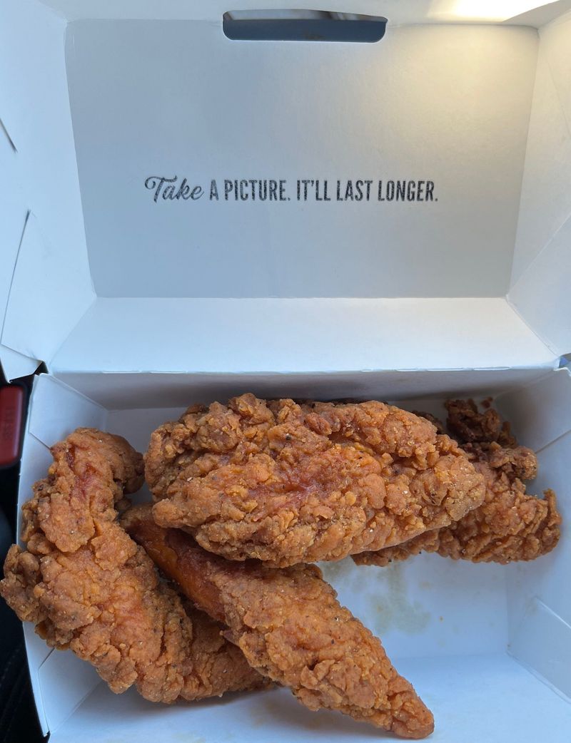 Buffalo Chicken Tenders - Chalky Disappointment