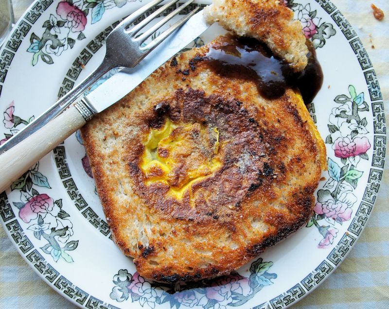 Eggs in a Basket (Fried Bread Rings)