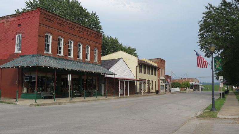 Main Street Architecture Frozen in Time