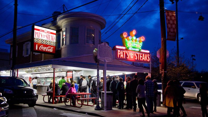 Pennsylvania: Pat’s King of Steaks (Philadelphia)