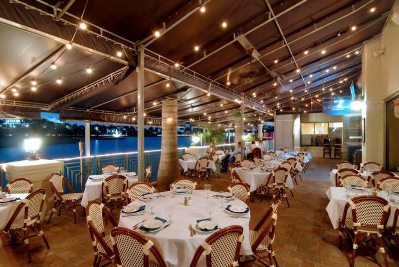 Upscale Dining and Shopping Scene