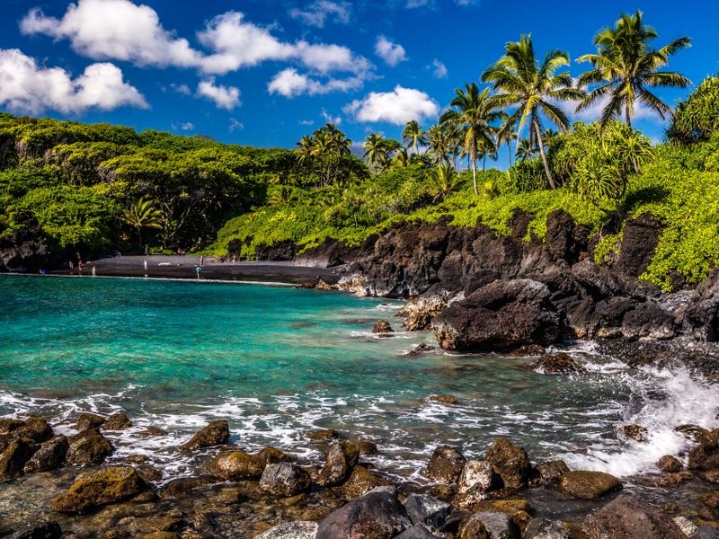Hawaii's Black Sand Camping Experience