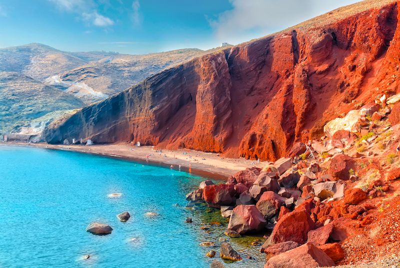 Red Beach, Santorini, Greece