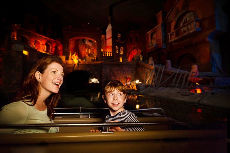 Sailing on Pirates of the Caribbean