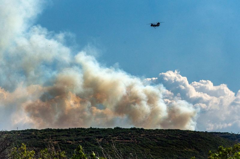 Massive South Rim Fire, No Containment