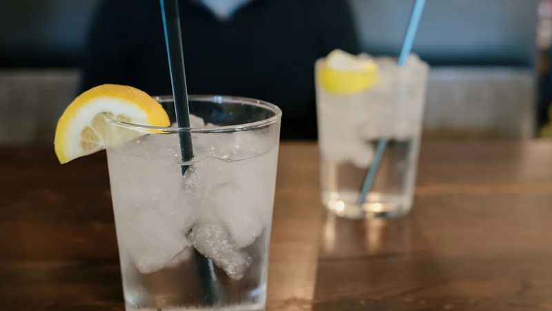 Lemon Wedges in Water