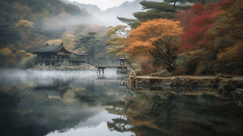 Misty Forests of Japan