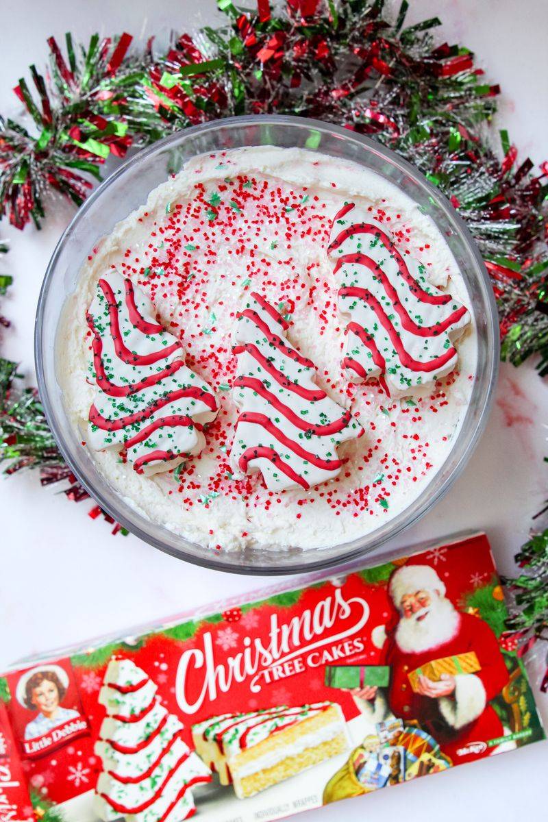 Christmas Tree Cakes - Zebra Cake's Festive Cousin