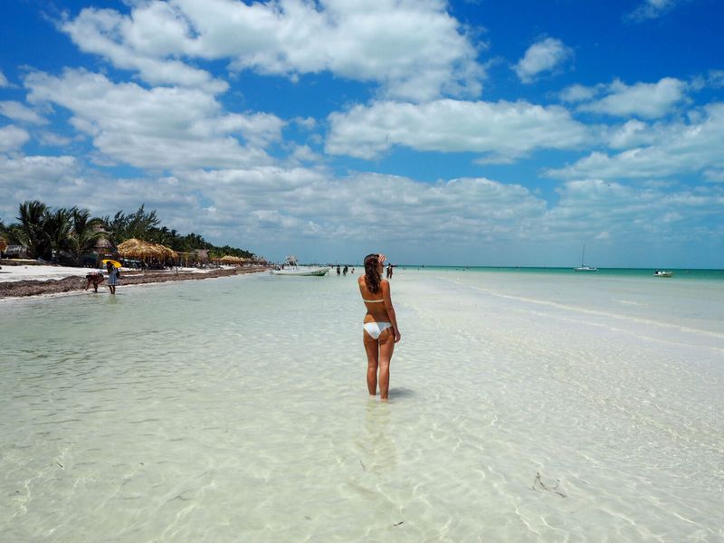 Isla Mujeres' North Beach at Peak Season