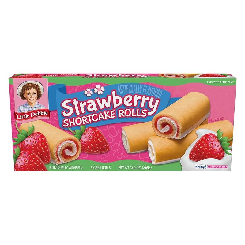 Strawberry Shortcake Rolls - Bright Creamy Balance