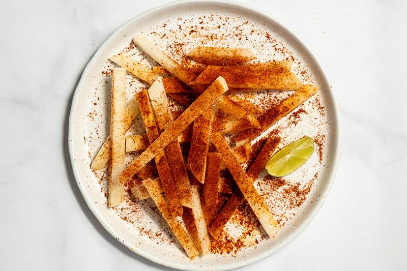 Jicama Slices with Lime