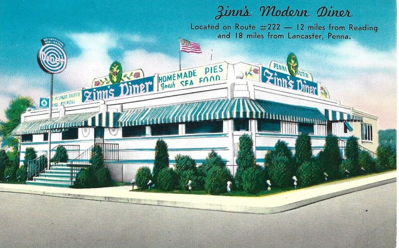 Pennsylvanian “Zinn’s Modern Diner” (Denver, PA)
