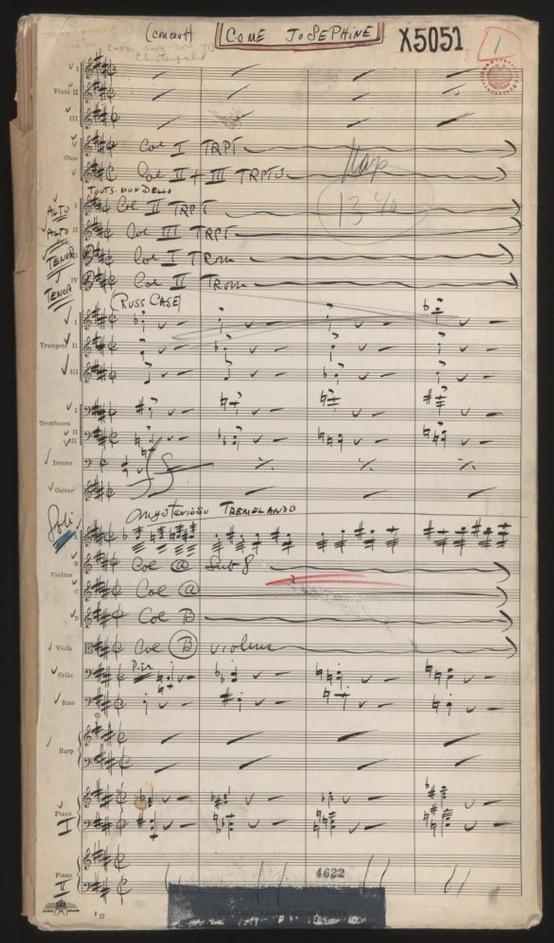 Original Sheet Music from Musical Legends