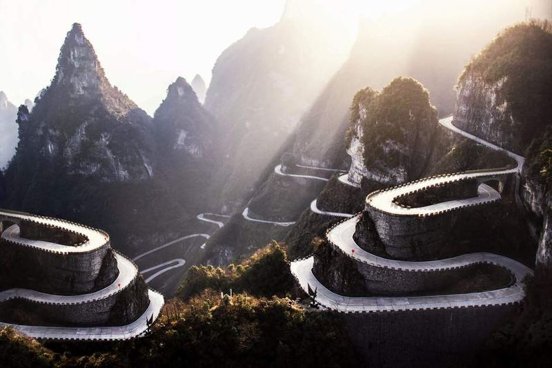 Tianmen Mountain Road (China)