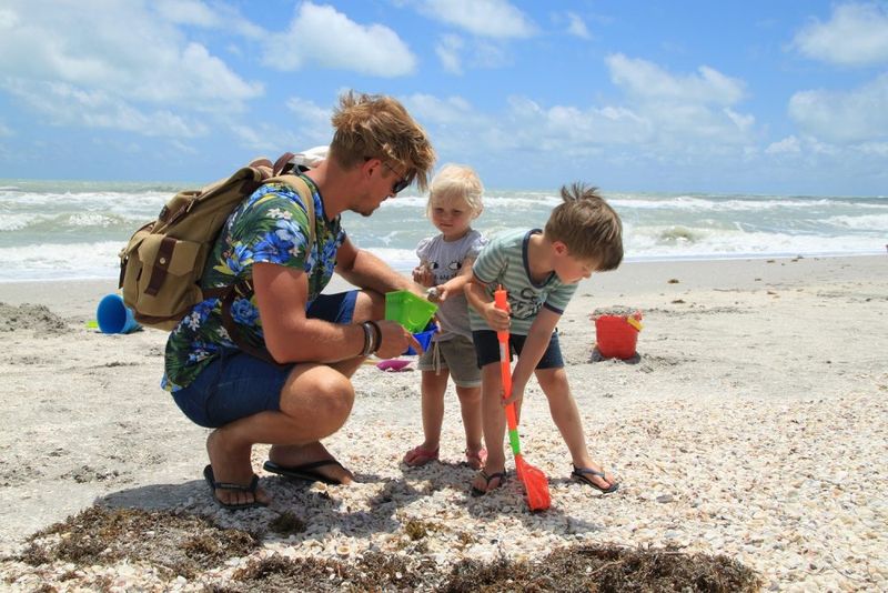 Shell Seekers at Sanibel Island