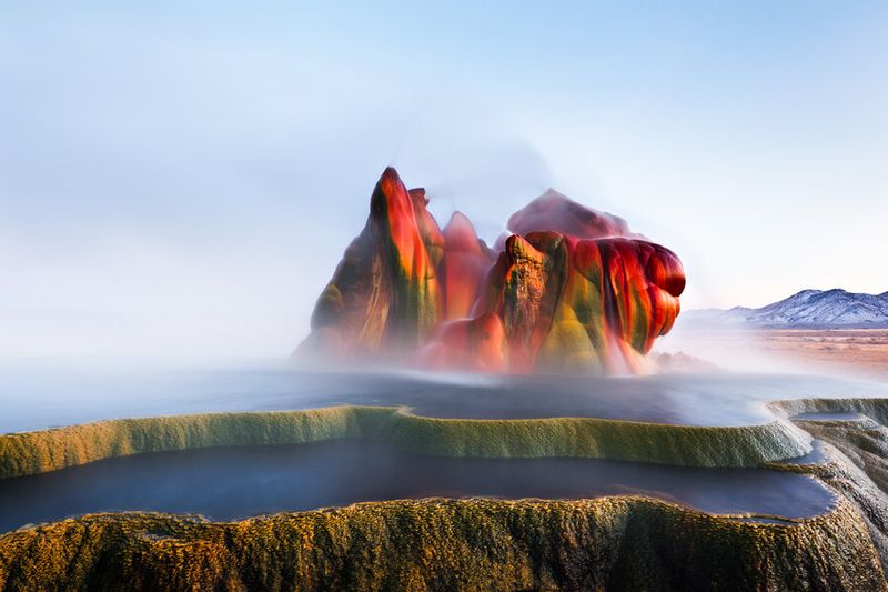 Fly Geyser, Nevada, USA