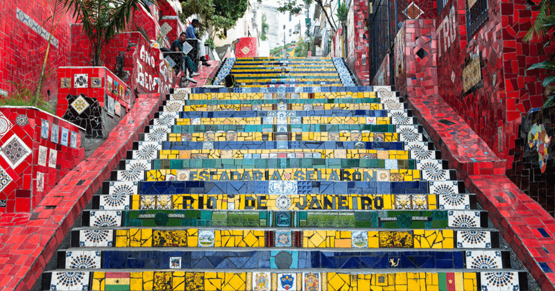 Lapa Arches and Selarón Steps