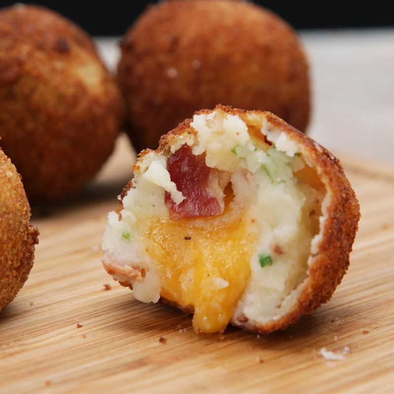 Loaded Cheddar & Garlic Potato Bites