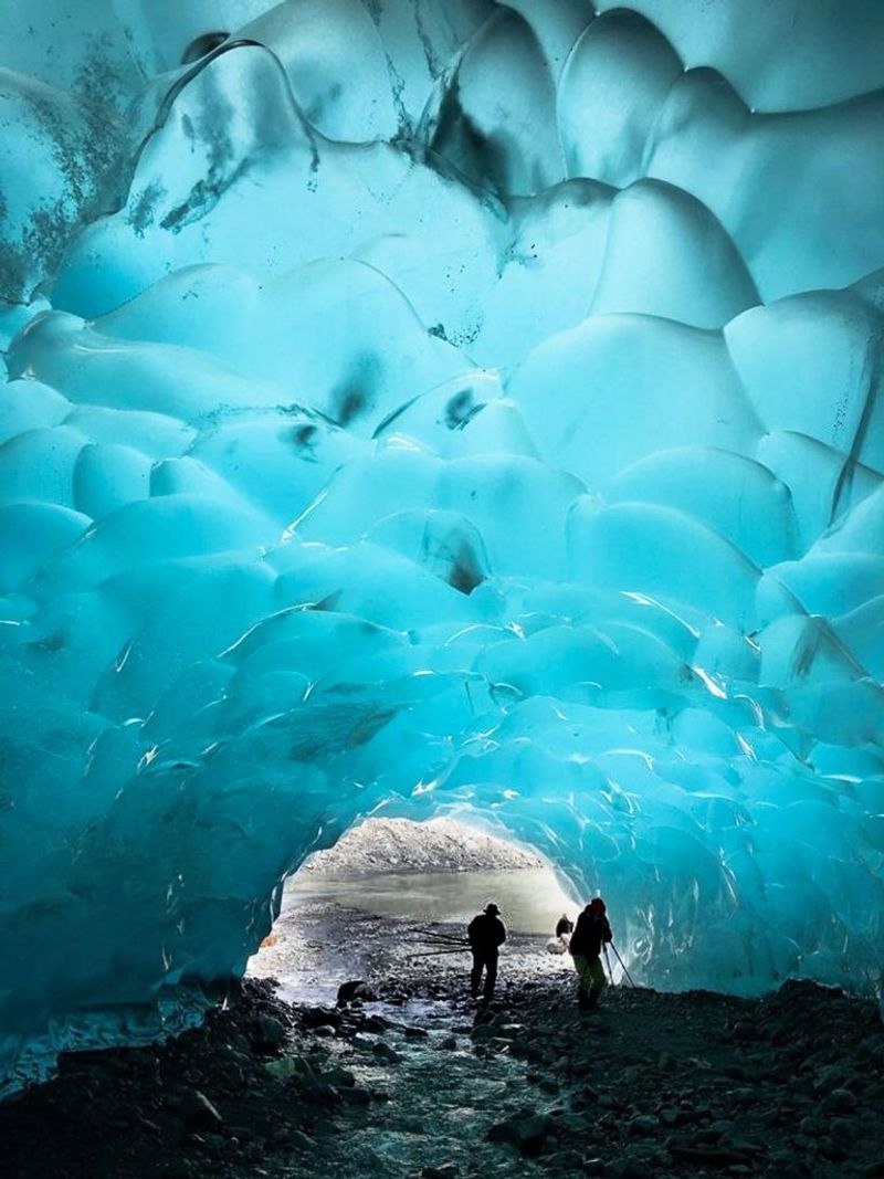 The Mendenhall Ice Caves, Alaska