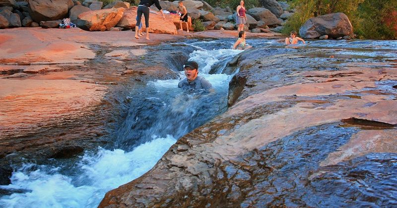Natural Rock Slide
