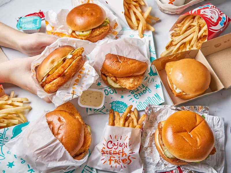 Jack in the Box Fish Sandwich