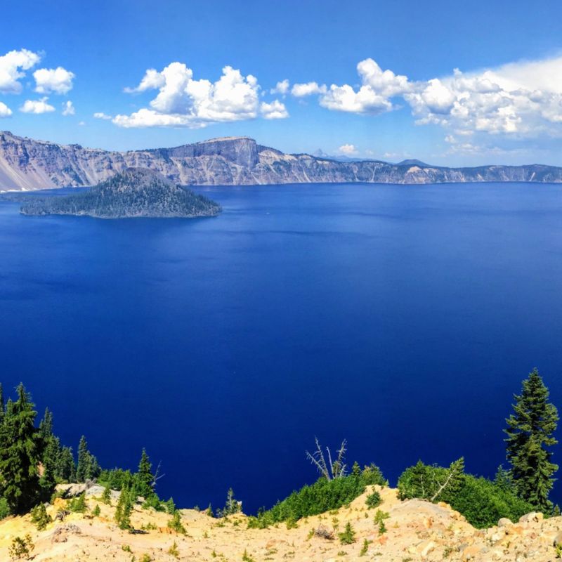 Crater Lake's Sapphire Waters in 'The Crater Lake Monster'