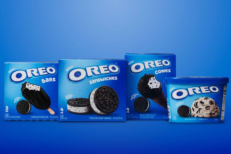 Oreo Frozen Dairy Dessert Bars
