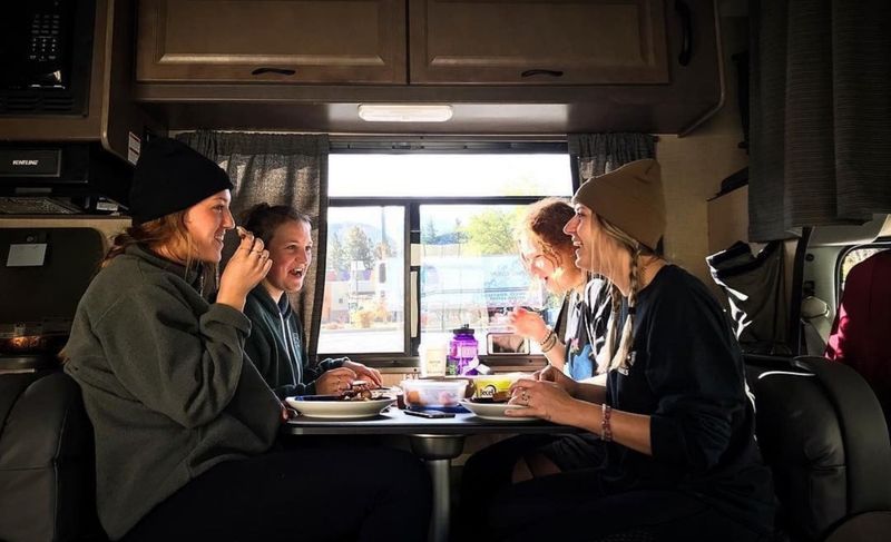 Cooking While Driving Down the Highway