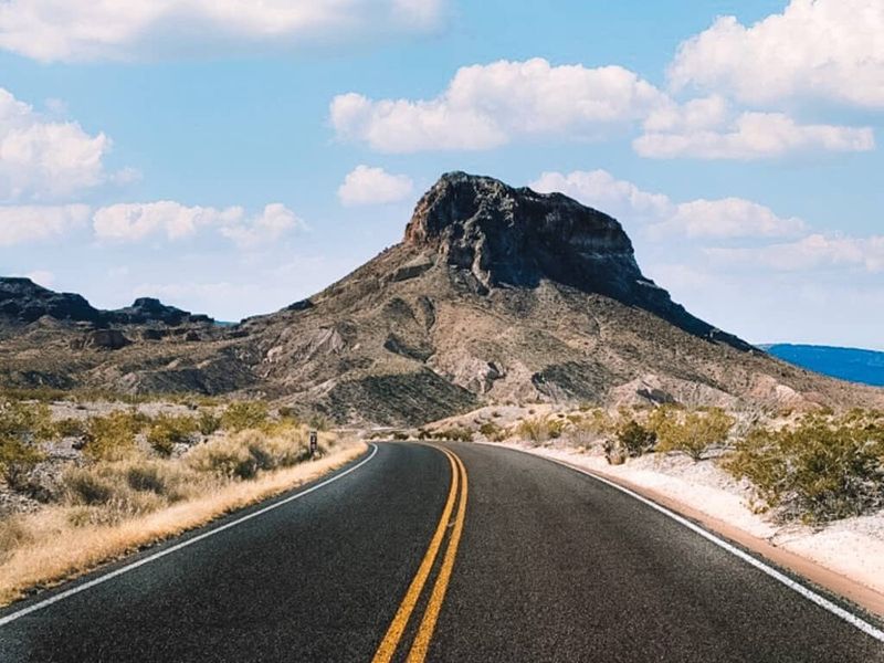 Drive Ross Maxwell Scenic Route at Sunset