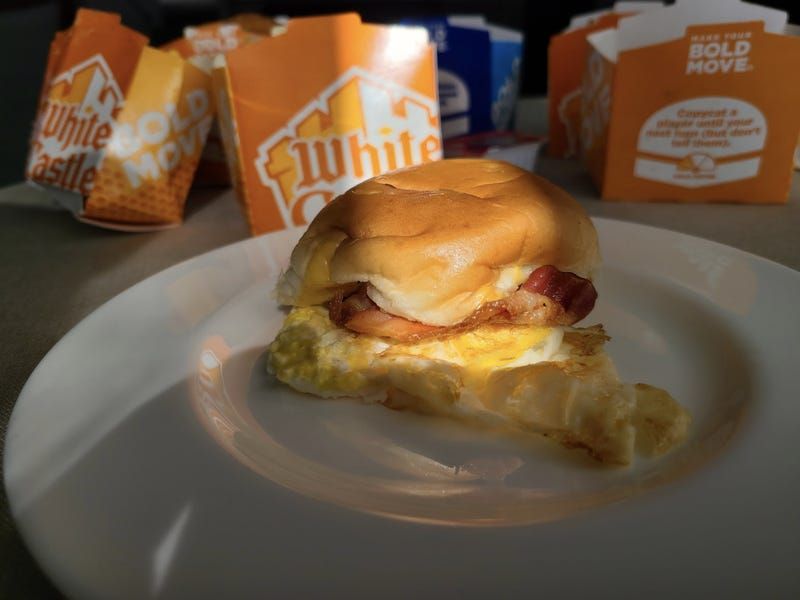 White Castle Breakfast Slider