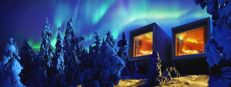 Arctic TreeHouse Hotel's Canopy-Level Spa