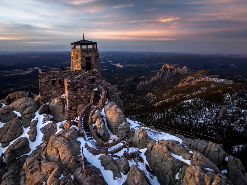 South Dakota: Black Elk Peak’s Stone Tower