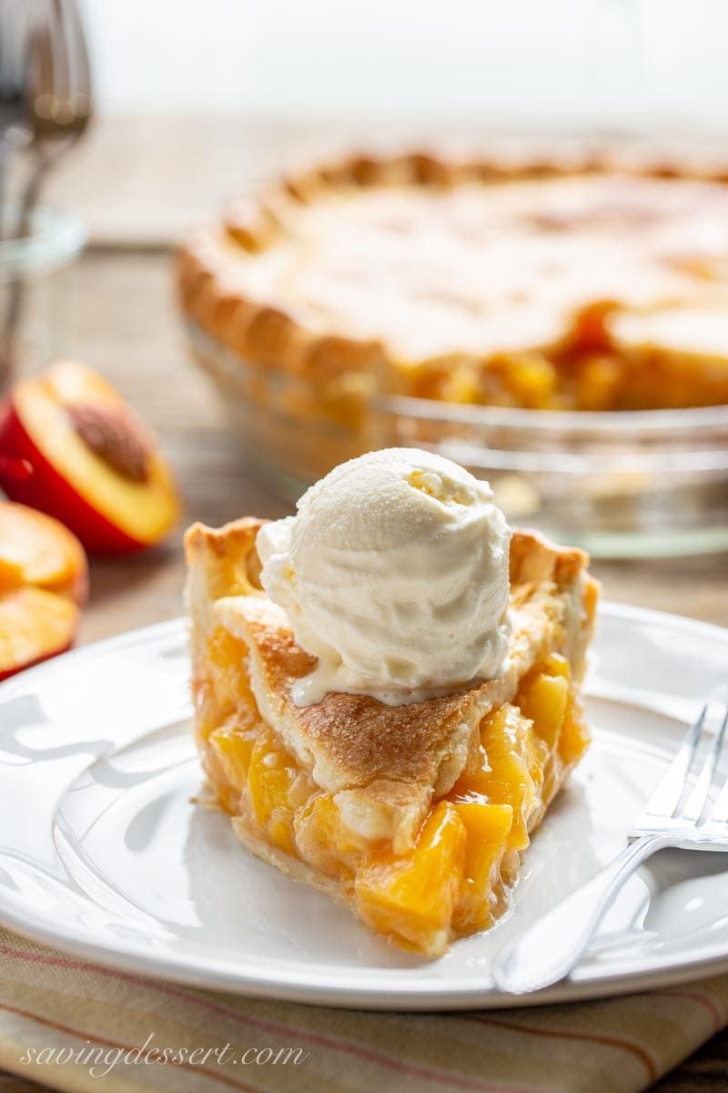 Perfect Georgia Peach Pie