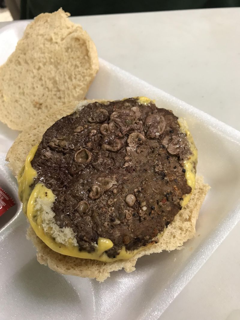 Hamburgers with Gray Patties