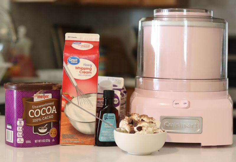 Premium Ice Cream Melting Away