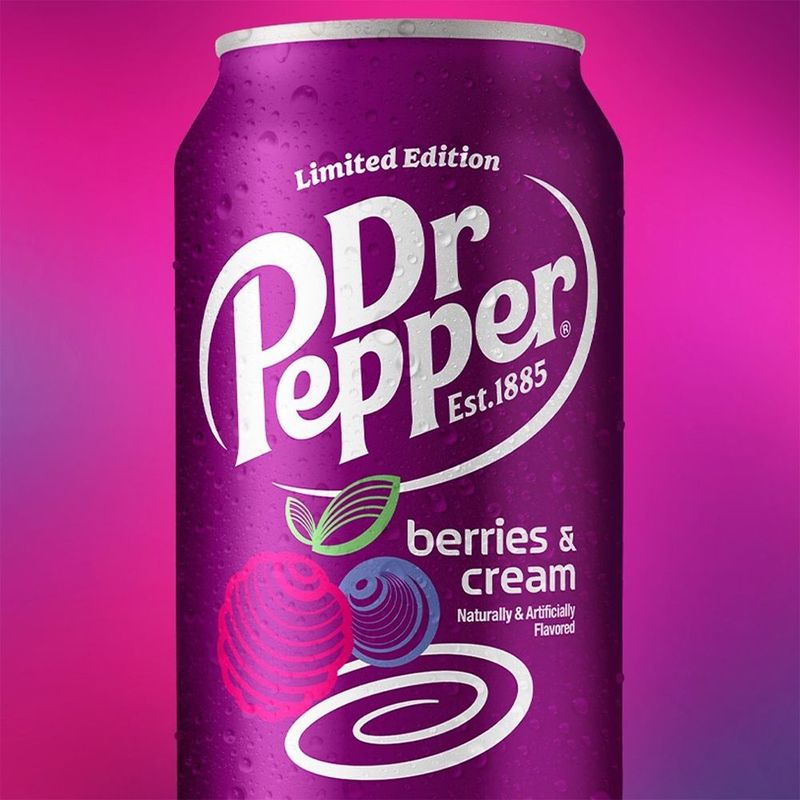 Dr Pepper Berries & Cream - Dessert in a Can