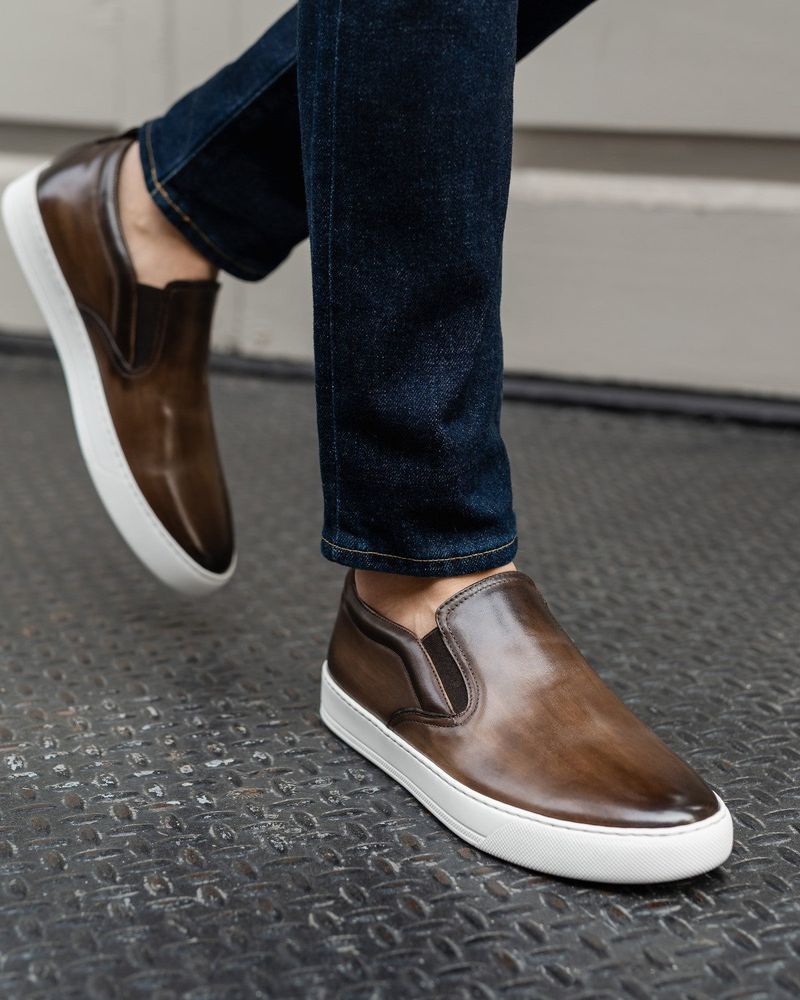 Slip-On Sneakers or Supportive Flats