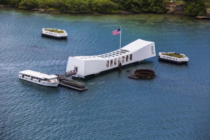 Visiting Pearl Harbor Memorial