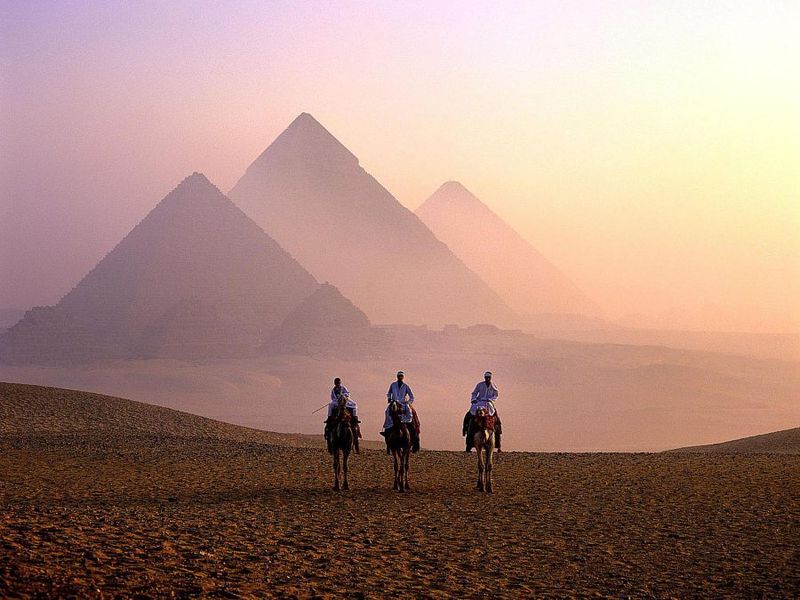 The Pyramids of Giza, Egypt