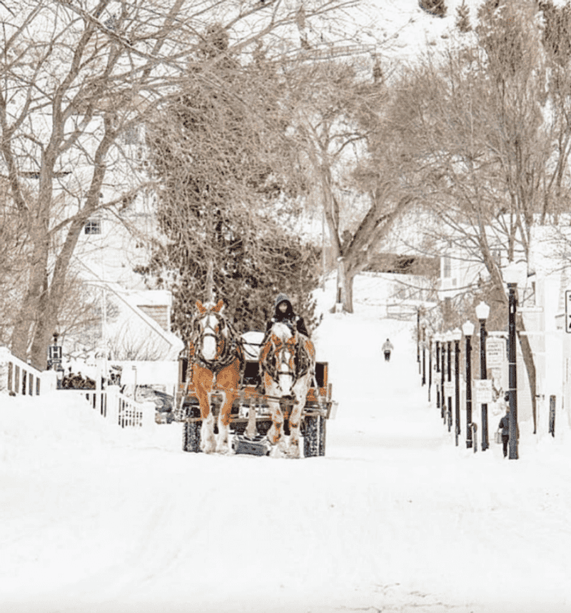 Mackinac Island, Michigan – A Frozen Victorian Escape