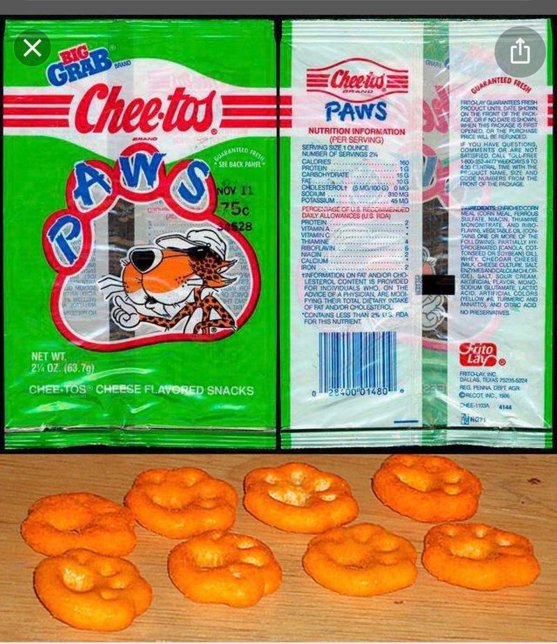 Cheetos Paws: Paw-Print Cheese Crunch
