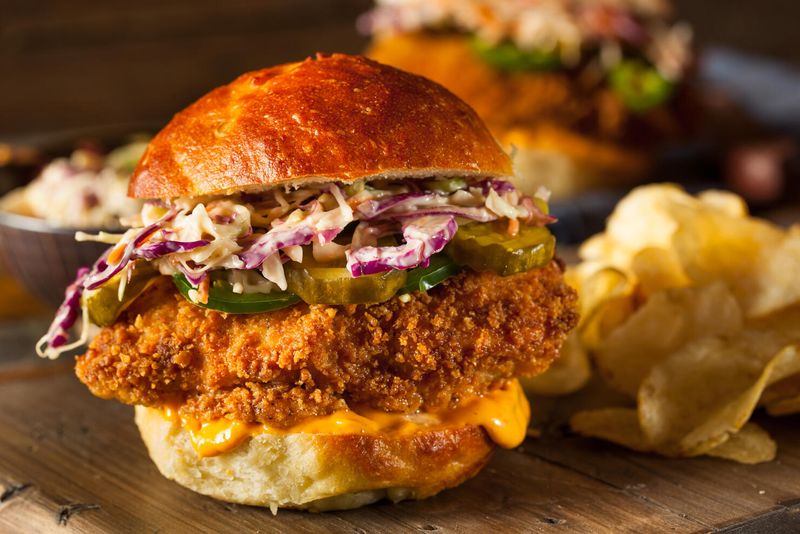 Texas – Chicken Burger Tops Orders