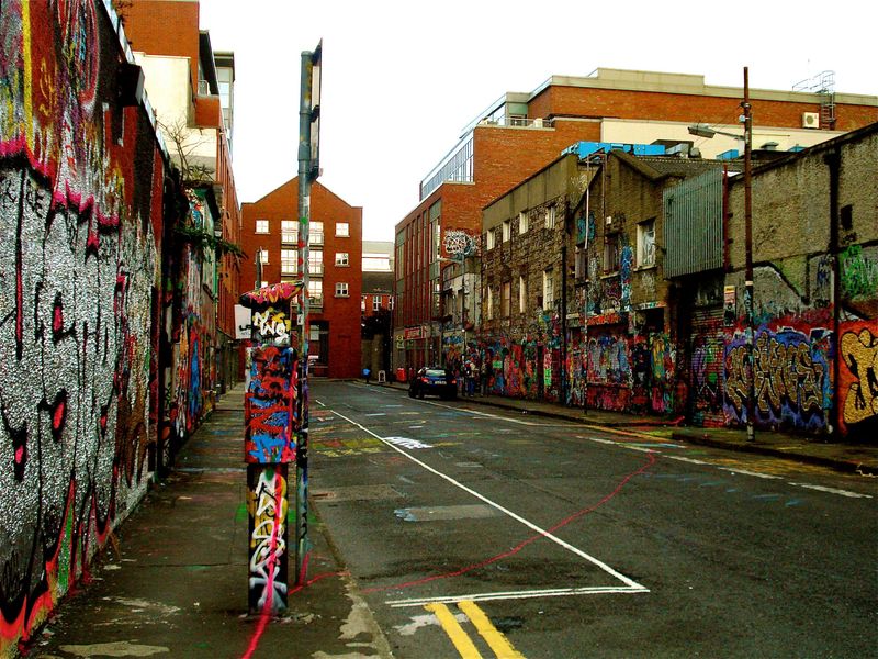 Windmill Lane's Graffiti Alley