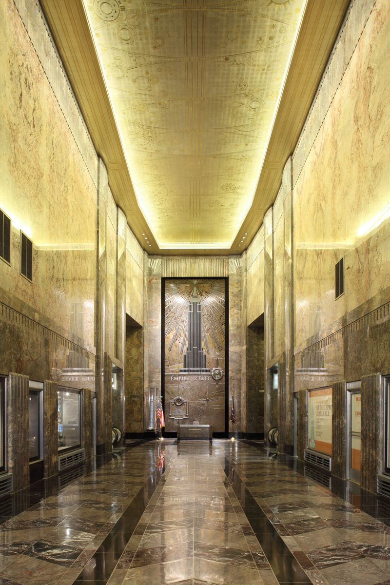 The Empire State Building Lobby