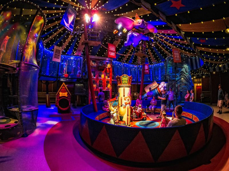 The Interactive Queue at Dumbo the Flying Elephant