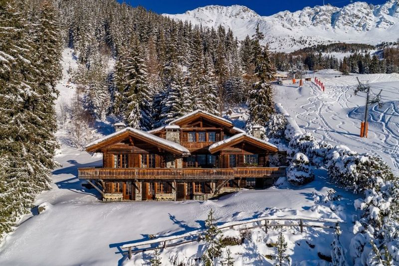 The Snow Chalet in the Swiss Alps, Switzerland